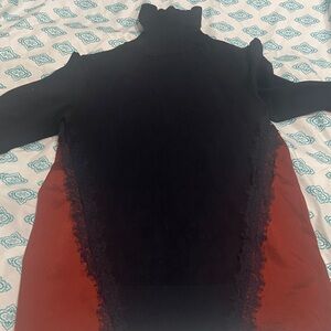 DKNY Black Knit Turtleneck Sweater